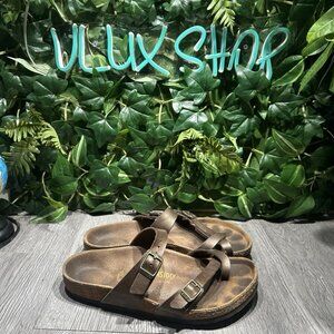 Birkenstock  Mayari Sandals Golden Brown Size 38 L 7